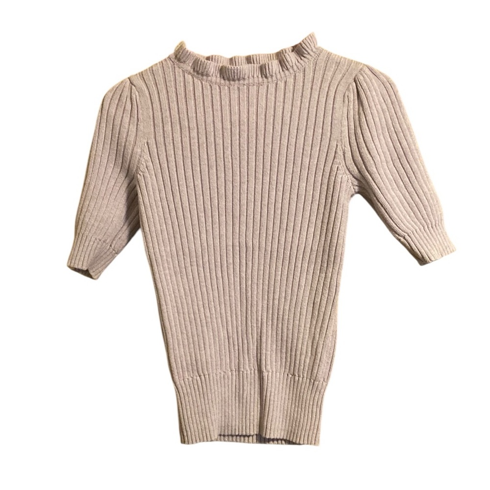 LOFT Short Sleeve Sweater Small Pastel Purple/ Lilac